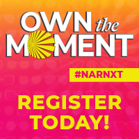 NAR NXT square Own the Moment banner ad