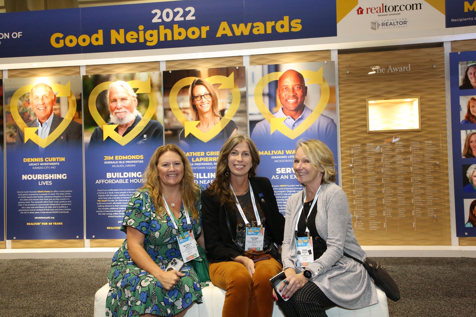 2022 Good Neighbors pose at the Good Neighbor Awards section of AXIS