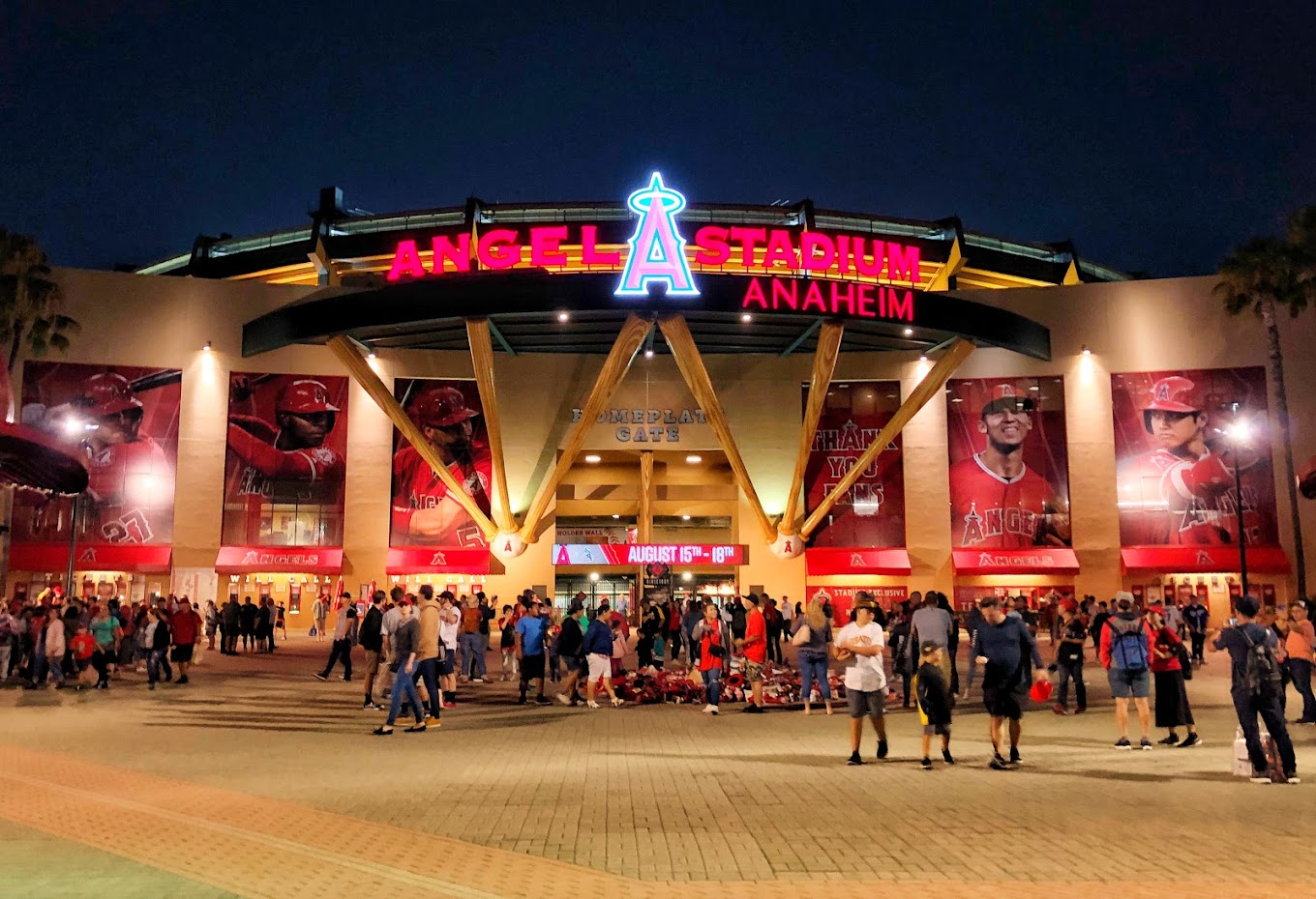 News: Coronavirus-Angels Stadium of Anaheim Views