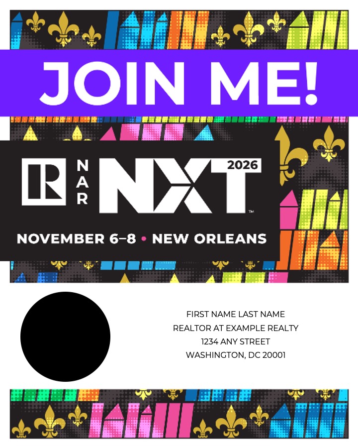 2026-NAR-NXT-MEMBER-ATTENDING-CUSTOM-SOCIAL-1080x1350 NAR NXT™ customizable graphic thumb